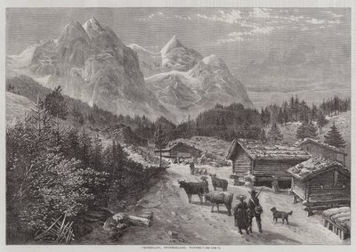 Rosenlaui, Suisse, hiver - Richard Principal Leitch